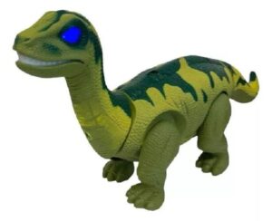 DINO APATOSAURUS C/ PROYECTOR LUZ SONIDO MAS 3 HUEVOS VR1 7802 VERDE - Imagen 2