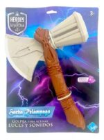 HACHA RELAMPAGO GOLPEA PARA ACTIVAR LA LUZ Y EL SONIDO COD 7813