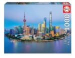 PUZZLE EDUCA X 1000 PIEZAS SHANGHAI AL ATARDECER COD 19025