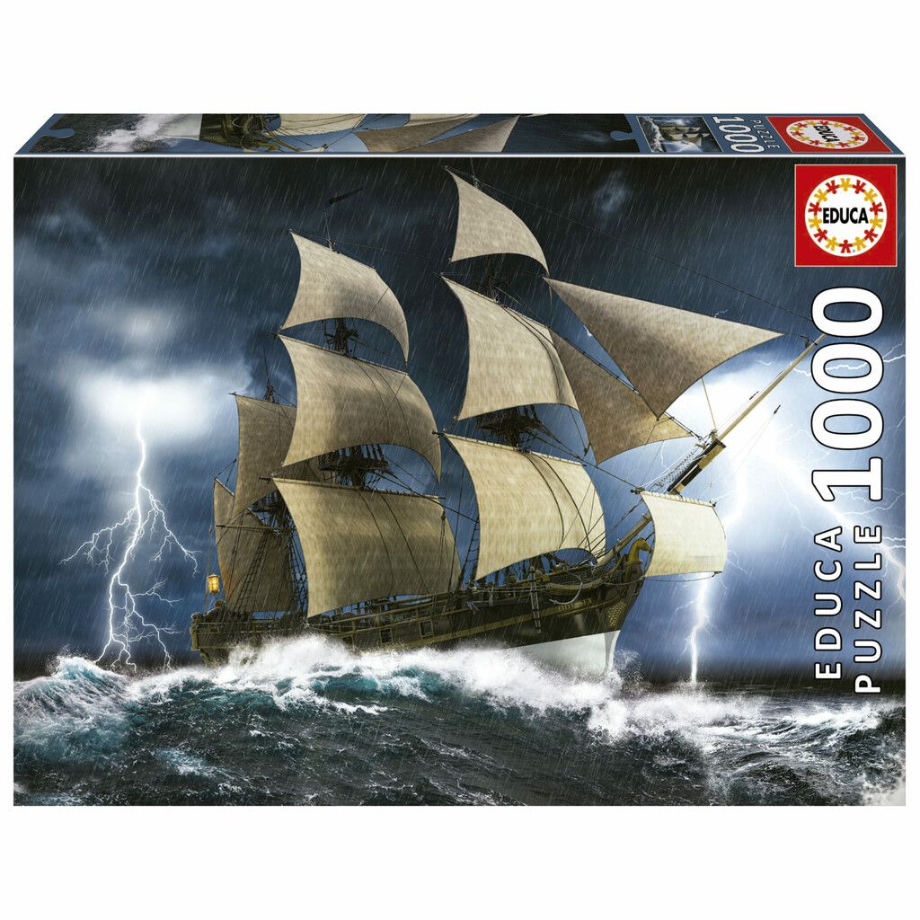 PUZZLE EDUCA X 1000 PIEZAS TORMENTA PERFECTA COD 19556