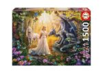 PUZZLE EDUCA X 1500 DRAGON PRINCESA Y UNICORNIO COD 17696