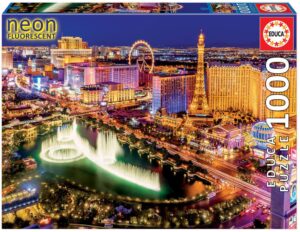 PUZZLE EDUCA X 1000 PIEZAS NEON LAS VEGAS COD 16761