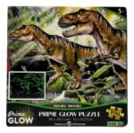 PUZZLE PRIME GLOW 100P ZS FLUORESCENTE 2 DINOSAURIOS COD 12514