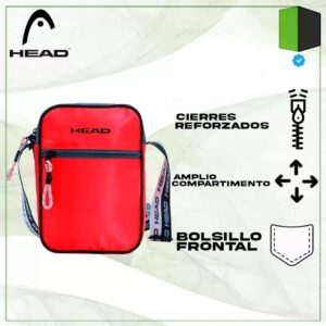 MORRAL BANDOLERA HEAD VR2 27121 ROJO - Imagen 2