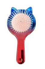 CEPILLO DE PELO INFANTIL TRENDY OREJITAS VR3 15396 ROJO Y AZUL