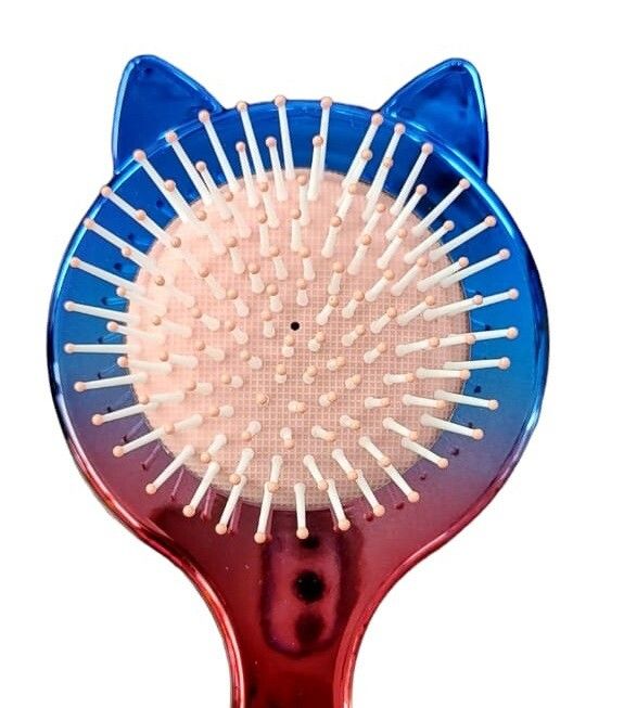 CEPILLO DE PELO INFANTIL TRENDY OREJITAS VR3 15396 ROJO Y AZUL - Imagen 2