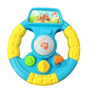 VOLANTE DIDACTICO BABY GUS CON LUZ Y SONIDO VR2 53912 CELESTE - 53913 - Imagen 3