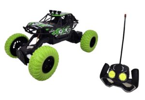 CAMIONETA LUZ R/C TODO TERRENO GO SPEED MULTIDIRECCIONAL VR1 54437 VERDE