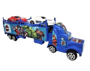 CAMION MOSQUITO A FRICCION CHICO AVENGERS C/ 2 AUTOS COD 54387 - Imagen 4