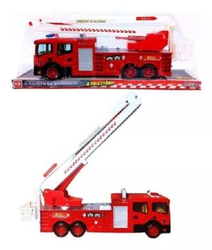 CAMION BOMBERO GRANDE A FRICCION EN ESTUCHE COD FD18833 - Imagen 3