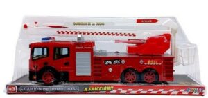 CAMION BOMBERO GRANDE A FRICCION EN ESTUCHE COD FD18833 - Imagen 5