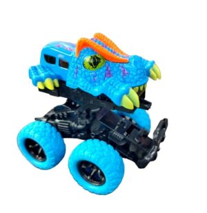 MINI AUTO MONSTER DINOSAURIO A FRICCION VR2 53845 DINO AZUL - Imagen 3