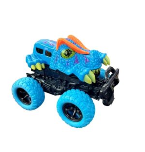 MINI AUTO MONSTER DINOSAURIO A FRICCION VR2 53845 DINO AZUL - Imagen 4