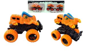 MINI AUTO MONSTER DINOSAURIO A FRICCION VR1 53845 DINO NARANJA - Imagen 5