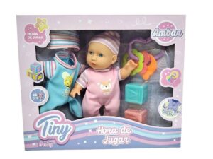 BEBOTE TINY AMBAR C/ ROPA EXTRA Y ACCESORIOS COD 54535