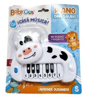 PIANO VAQUITA CON SONIDOS EN BLISTER BABY GUS COD 54464