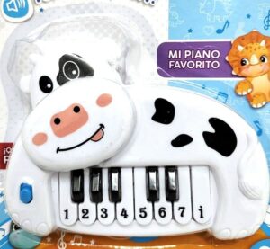 PIANO VAQUITA CON SONIDOS EN BLISTER BABY GUS COD 54464 - Imagen 2