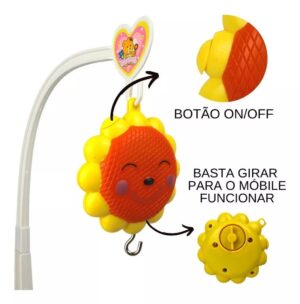 CUNERO MOVIL MUSICAL GIRASOL BABY GUS COD 51172 - Imagen 4