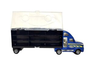 CAMION VALIJA PORTA 9 AUTOS DE METAL VR1 54429 AZUL - Imagen 2