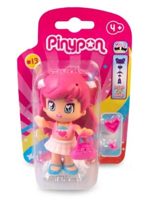 FIGURA PINYPON EMOCIONES SERIE 13 VARIOS MODELOS VR3 38000 PELO FUCSIA - Imagen 3