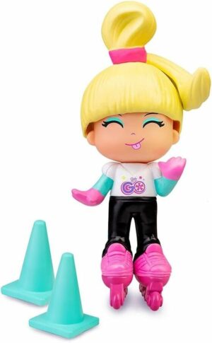 PINYPON LETS GO FIGURA CON ROLLERS O PATINETA Y ACCESORIOS VR1 30000 FIGURA CON ROLLERS - Imagen 2