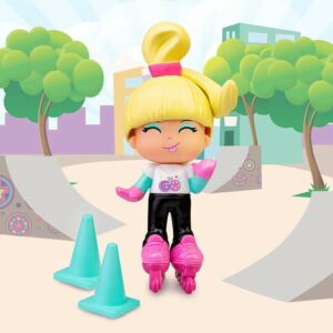 PINYPON LETS GO FIGURA CON ROLLERS O PATINETA Y ACCESORIOS VR1 30000 FIGURA CON ROLLERS - Imagen 4