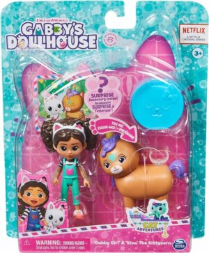 PLAYSET LA CASA DE GABBY COLECCIONABLE CON FIGURAS Y ACCESORIOS VR4 36205 GABBY GIRL Y KITTY CORN