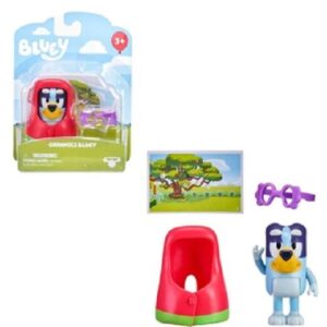 FIGURA SURTIDA BLUEY CON ACCESORIOS BLISTER VR3 BLUEY DISFRAZADO DE ABUELA