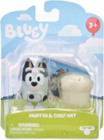 FIGURA SURTIDA BLUEY CON ACCESORIOS BLISTER VR7 18040 MUFFIN Y EL GORRO DE CHEF