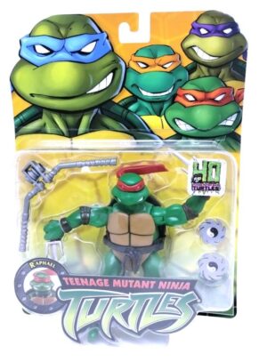 TORTUGAS NINJAS 40 AÑOS FIGURA ARTICULADA RETRO VR2 81030 RAPHAEL