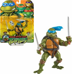 TORTUGAS NINJAS 40 AÑOS FIGURA ARTICULADA RETRO VR4 81030 LEONARDO