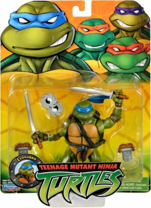 TORTUGAS NINJAS 40 AÑOS FIGURA ARTICULADA RETRO VR4 81030 LEONARDO - Imagen 5