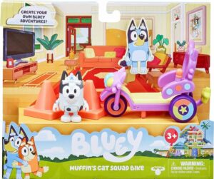 BLUEY SET CREA TU PROPIA AVENTURA VR3 17132 MUFFINS CAT CON MOTO