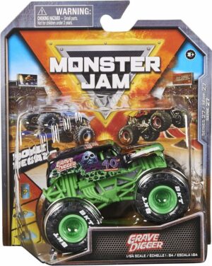 MONSTER JAM VEHICULO 1 64 METAL SURT ORIGINAL VR1 58701 GRAVE DIGGER