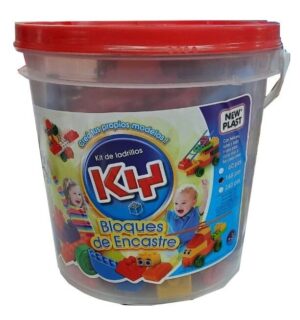 BLOQUES LADRILLOS EN BALDE KY X 168 PZAS NEW PLAST COD 10519 - Imagen 2