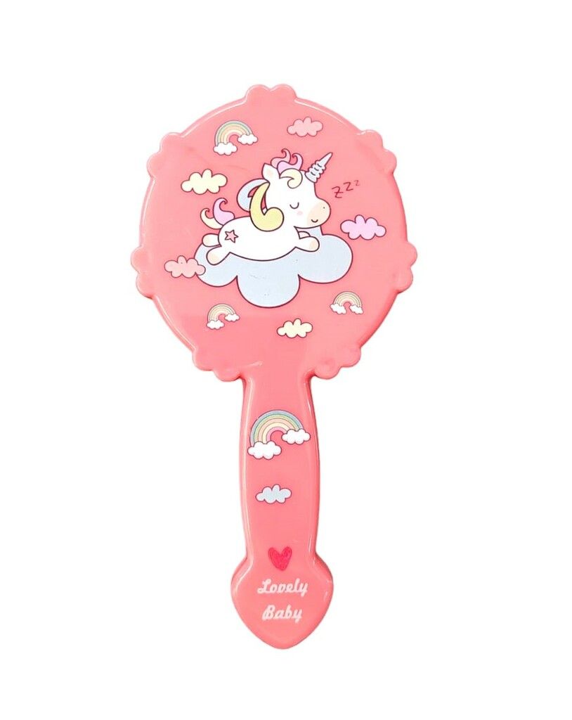 CEPILLO DE PELO INFANTIL TRENDY UNICORNIO VR2 52466 SALMON - Imagen 3