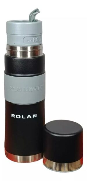 TERMO MATE LISTO AUTOCEBANTE ACERO ROLAN 750 ML VR1 080PP NEGRO