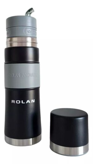 TERMO MATE LISTO AUTOCEBANTE ACERO ROLAN 750 ML VR1 080PP NEGRO - Imagen 2