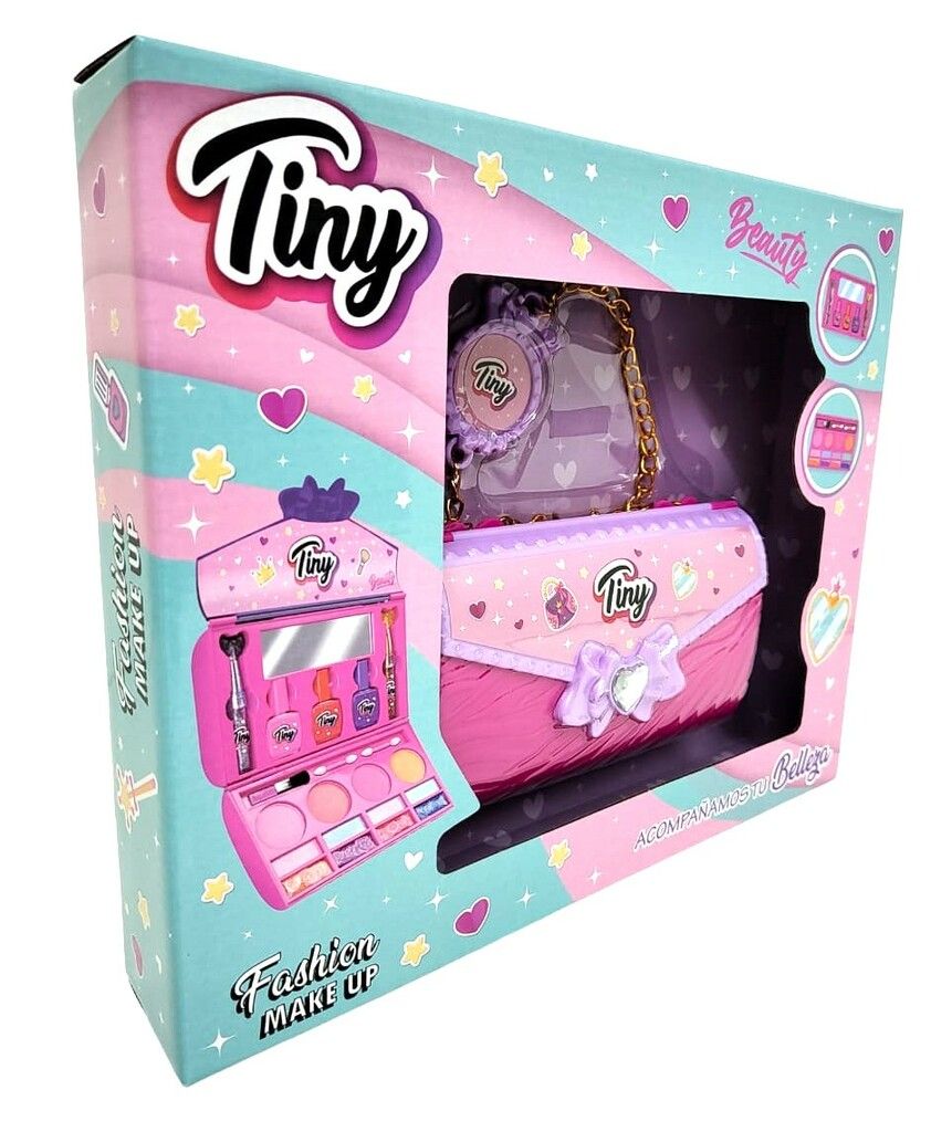 SET MAQUILLAJE TINY PLEGABLE VALIJA CARTERA COD 6263 - Imagen 2
