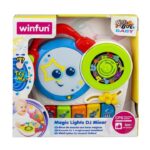 CONSOLA DJ MAGICA BEBE CON LUCES Y SONIDO WINFUN COD 001801