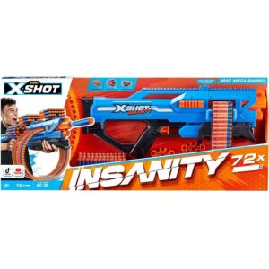 MEGA PISTOLA X-SHOT INSANITY MAD MEGA BARREL COD 7476-36609 - Imagen 8