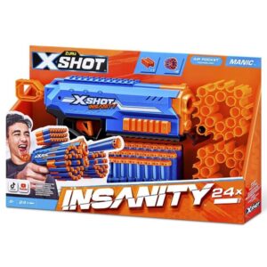 PISTOLA LANZA DARDOS X-SHOT INSANITY MANIC COD 7474