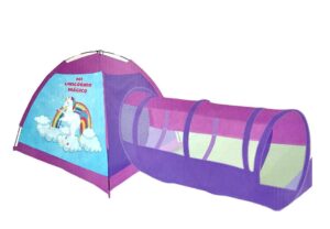 CARPA CASITA INFANTIL UNICORNIO CON TUNEL COD 5606 - Imagen 2