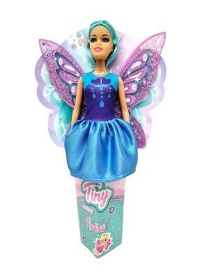 MUÑECA TINY FANTASY HADA ALAS MULTICOLOR VR3 54455 CELESTE