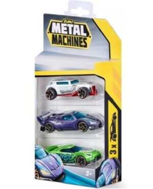 AUTOS DE METAL X3 METAL MACHINES VR5 7483 NITRO RIDER-MADRUSH-SPECTER