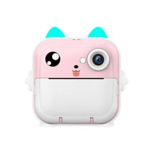 CAMARA IMPRESORA DE FOTOS INFANTIL CON JUEGOS MP3 VR1 Q5 ROSA - Imagen 2