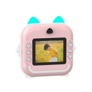 CAMARA IMPRESORA DE FOTOS INFANTIL CON JUEGOS MP3 VR1 Q5 ROSA - Imagen 6