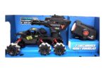 VEHICULO USB DUAL SMART CAR 6X6 LANZA AGUA Y BURBUJAS VR2 SY215KHX-13 NEGRO Y VERDE