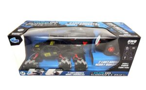 VEHICULO USB DUAL SMART CAR 6X6 LANZA AGUA Y BURBUJAS VR2 SY215KHX-13 NEGRO Y VERDE - Imagen 2
