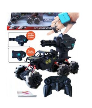 VEHICULO USB DUAL SMART CAR 6X6 LANZA AGUA Y BURBUJAS VR1 SY215KHX-13 ROJO Y NEGRO - Imagen 2